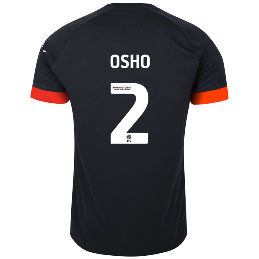 Criança Camisola Gabriel Osho #2 Laranja Preto Alternativa 2024/25 Camisa