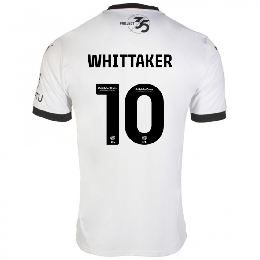 Criança Camisola Morgan Whittaker #10 Preto Branco Alternativa 2024/25 Camisa