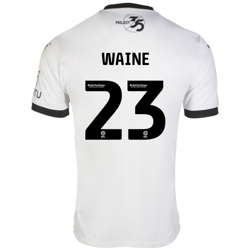 Criança Camisola Ben Waine #23 Preto Branco Alternativa 2024/25 Camisa