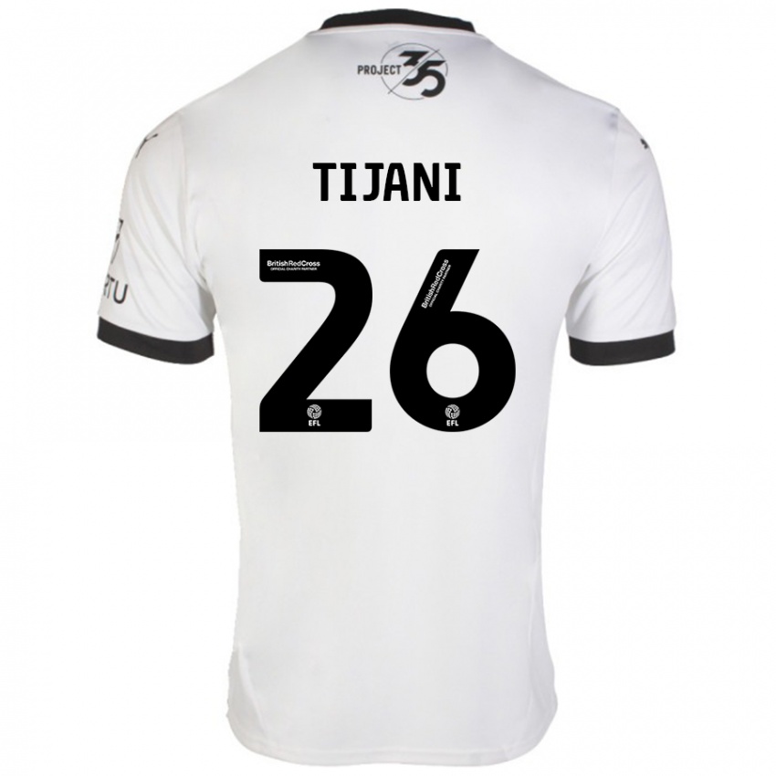 Criança Camisola Muhamed Tijani #26 Preto Branco Alternativa 2024/25 Camisa