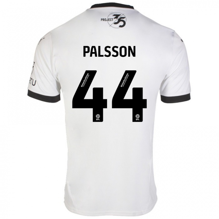 Criança Camisola Victor Pálsson #44 Preto Branco Alternativa 2024/25 Camisa