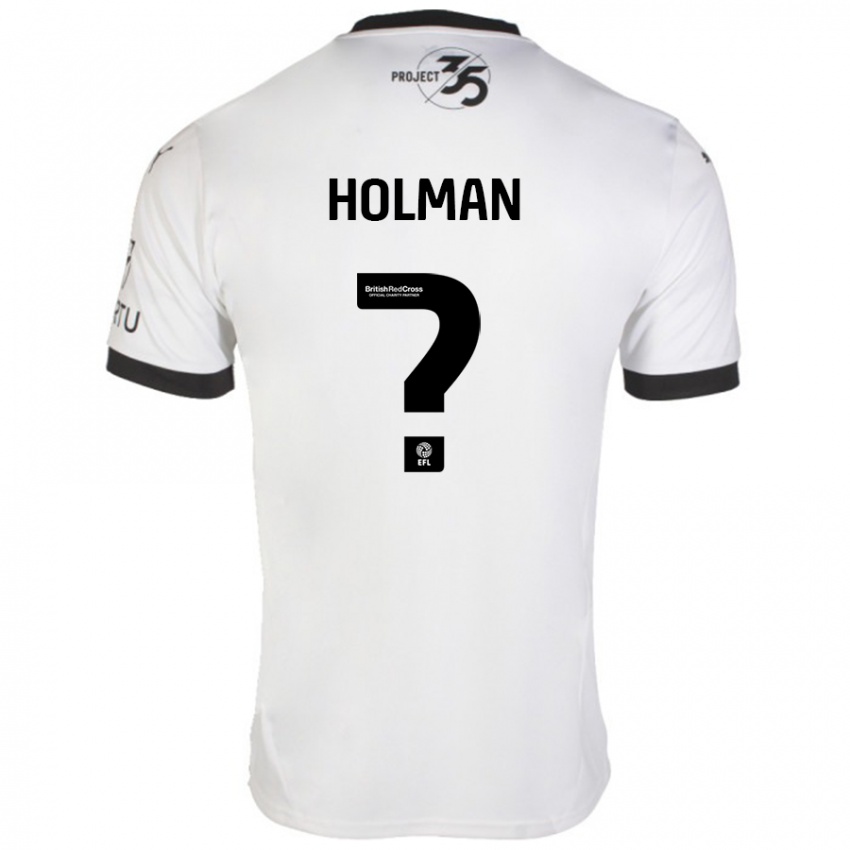 Criança Camisola Daniel Holman #0 Preto Branco Alternativa 2024/25 Camisa