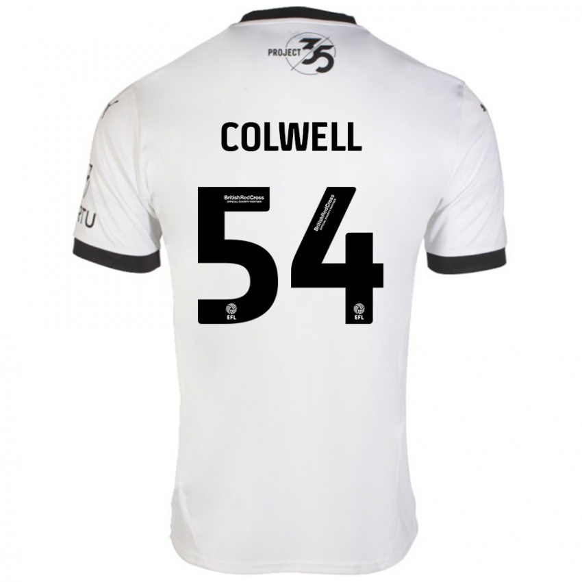 Criança Camisola Lewis Colwell #54 Preto Branco Alternativa 2024/25 Camisa