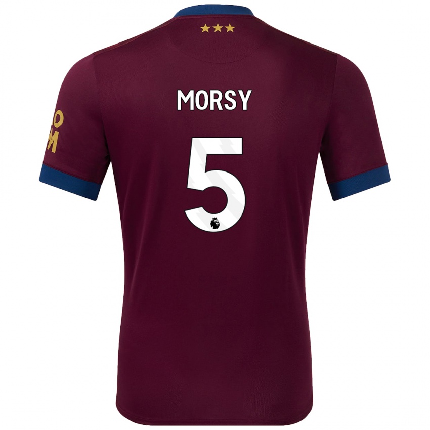 Criança Camisola Samy Morsy #5 Castanho Alternativa 2024/25 Camisa