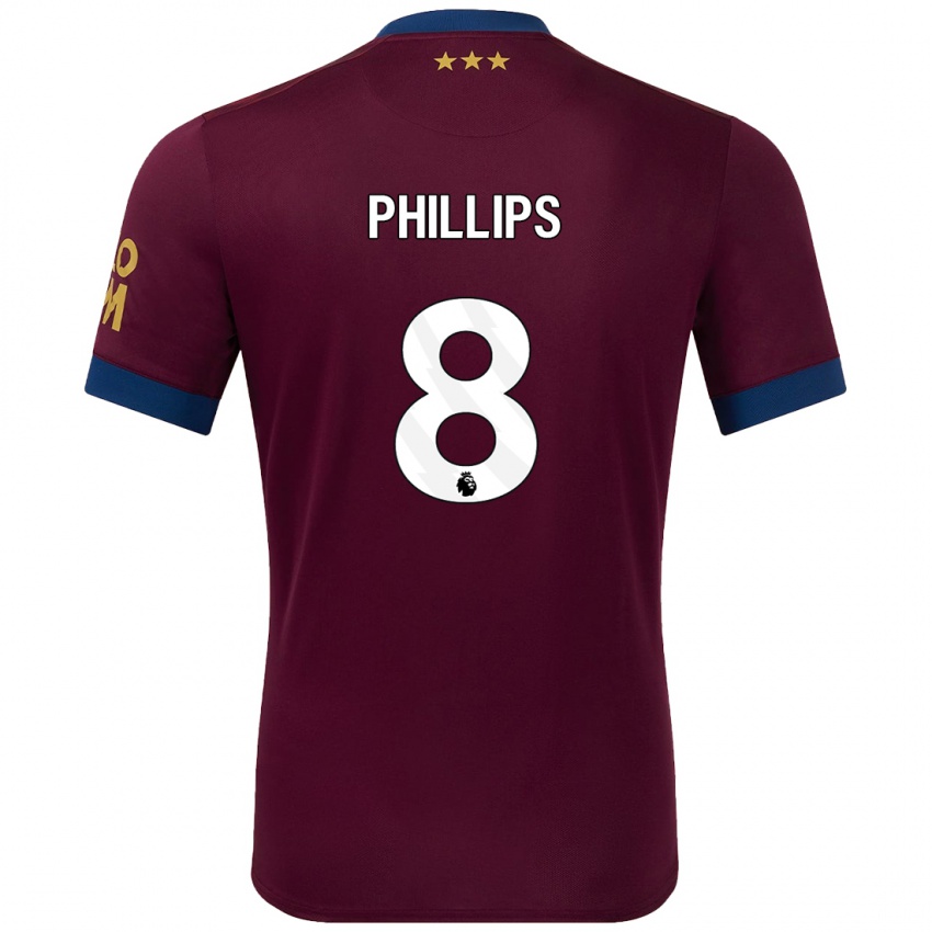 Criança Camisola Kalvin Phillips #8 Castanho Alternativa 2024/25 Camisa