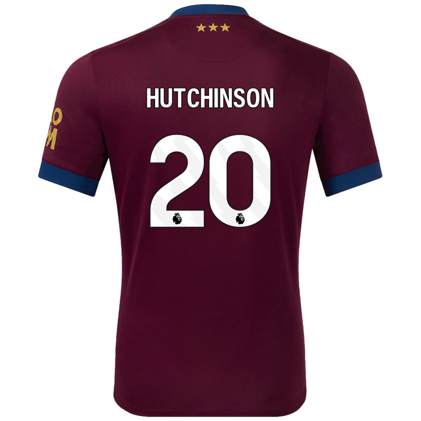 Criança Camisola Omari Hutchinson #20 Castanho Alternativa 2024/25 Camisa