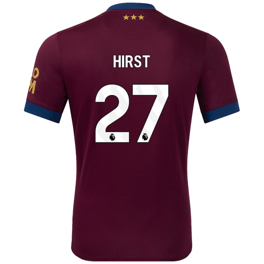 Criança Camisola George Hirst #27 Castanho Alternativa 2024/25 Camisa