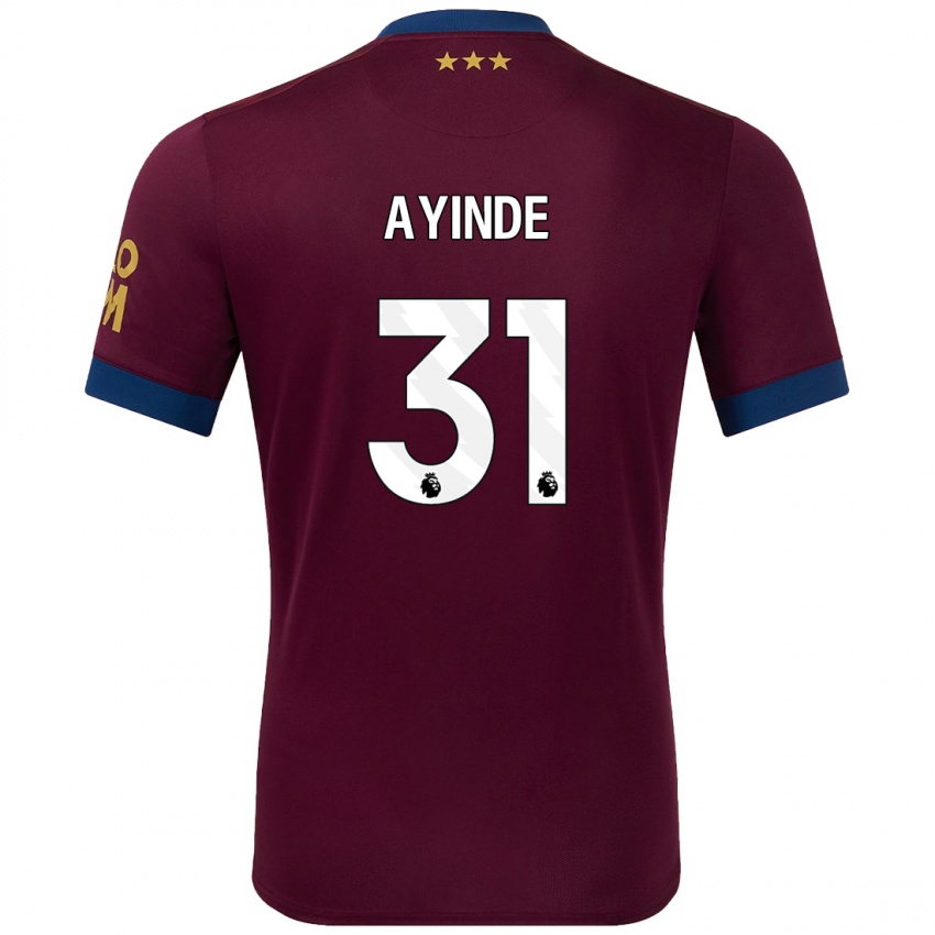 Criança Camisola Leon Ayinde #31 Castanho Alternativa 2024/25 Camisa