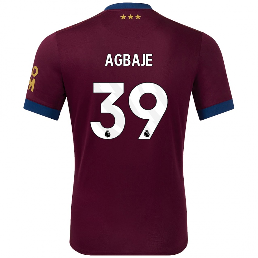 Criança Camisola Edwin Agbaje #39 Castanho Alternativa 2024/25 Camisa