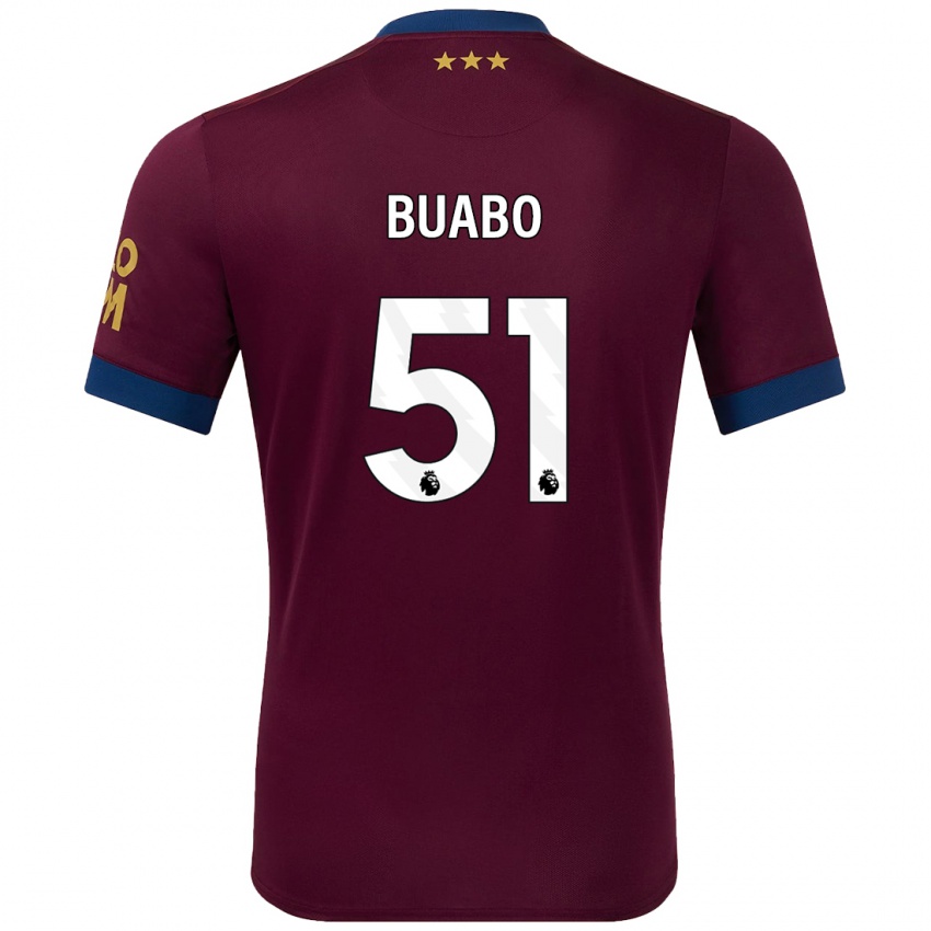 Criança Camisola Gerard Buabo #51 Castanho Alternativa 2024/25 Camisa