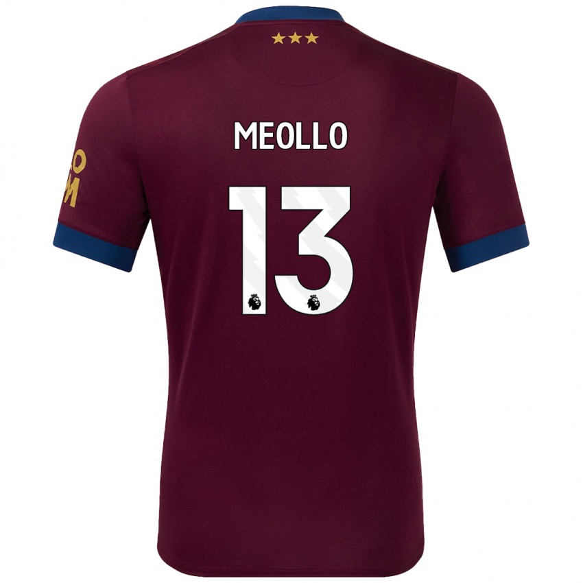 Criança Camisola Nina Meollo #13 Castanho Alternativa 2024/25 Camisa