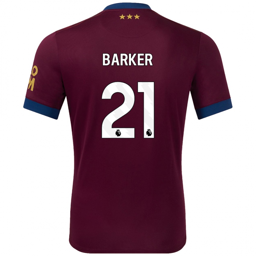 Criança Camisola Maisy Barker #21 Castanho Alternativa 2024/25 Camisa