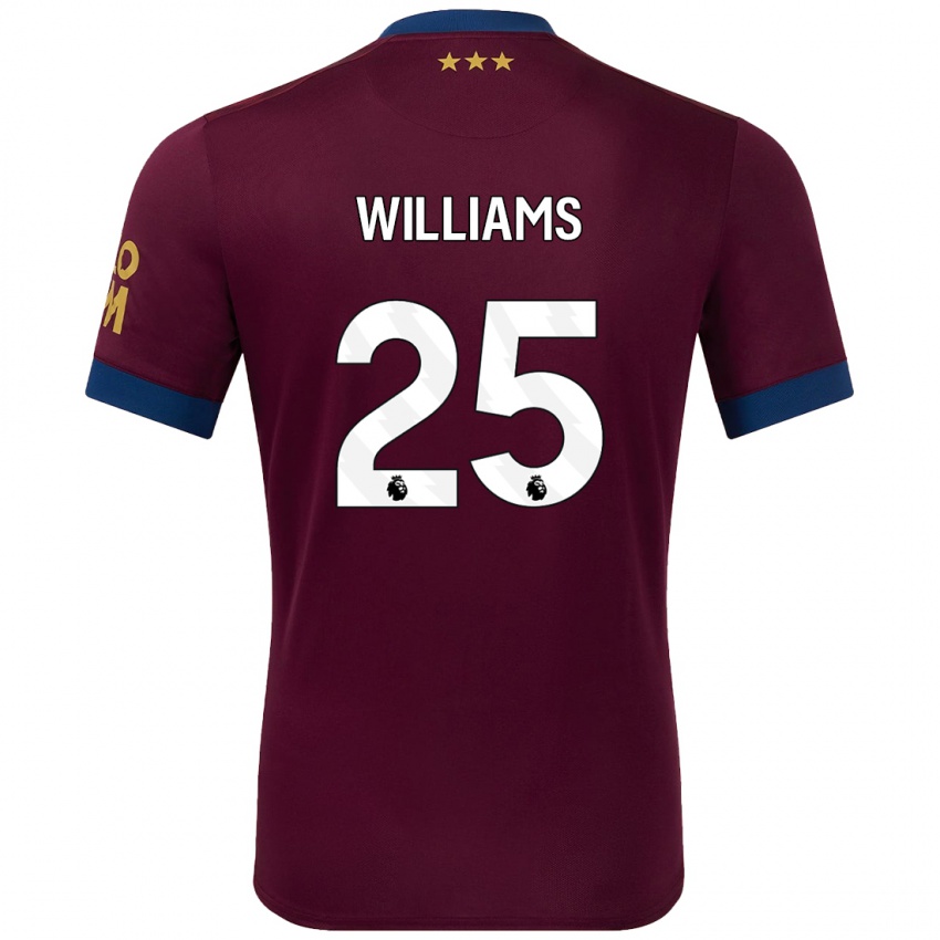 Criança Camisola Erin Williams #25 Castanho Alternativa 2024/25 Camisa