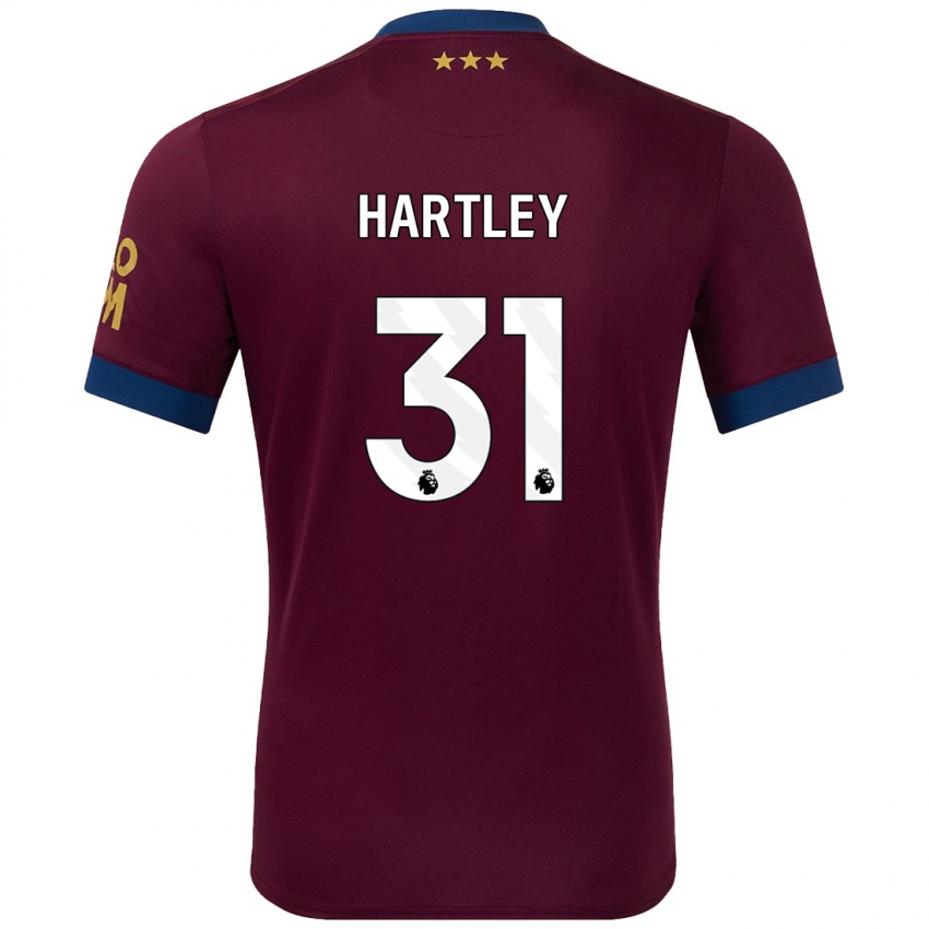 Criança Camisola Laura Hartley #31 Castanho Alternativa 2024/25 Camisa