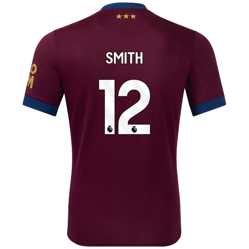 Criança Camisola Olivia Smith #12 Castanho Alternativa 2024/25 Camisa