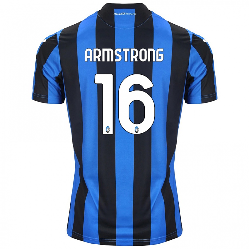 Homem Camisola Daniel Armstrong #16 Azul Preto Principal 2024/25 Camisa