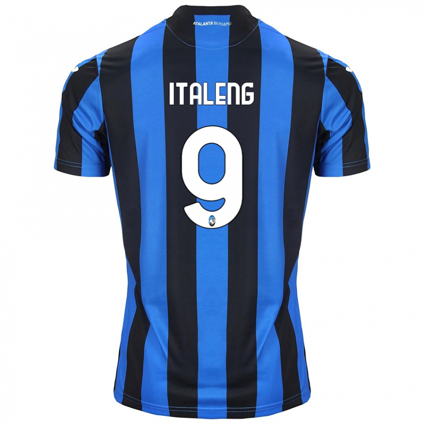 Homem Camisola Jonathan Italeng #9 Azul Preto Principal 2024/25 Camisa