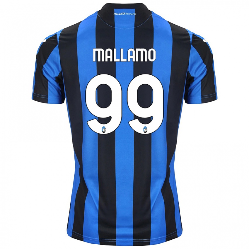 Homem Camisola Alessandro Mallamo #99 Azul Preto Principal 2024/25 Camisa