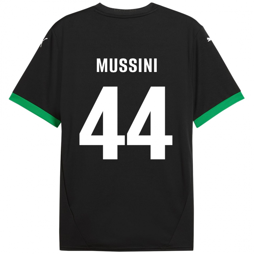 Homem Camisola Andrea Mussini #44 Preto Verde Escuro Principal 2024/25 Camisa