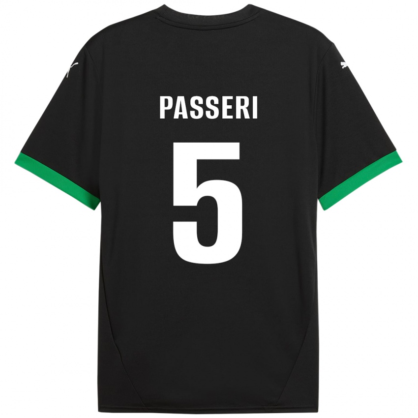 Homem Camisola Angela Passeri #5 Preto Verde Escuro Principal 2024/25 Camisa