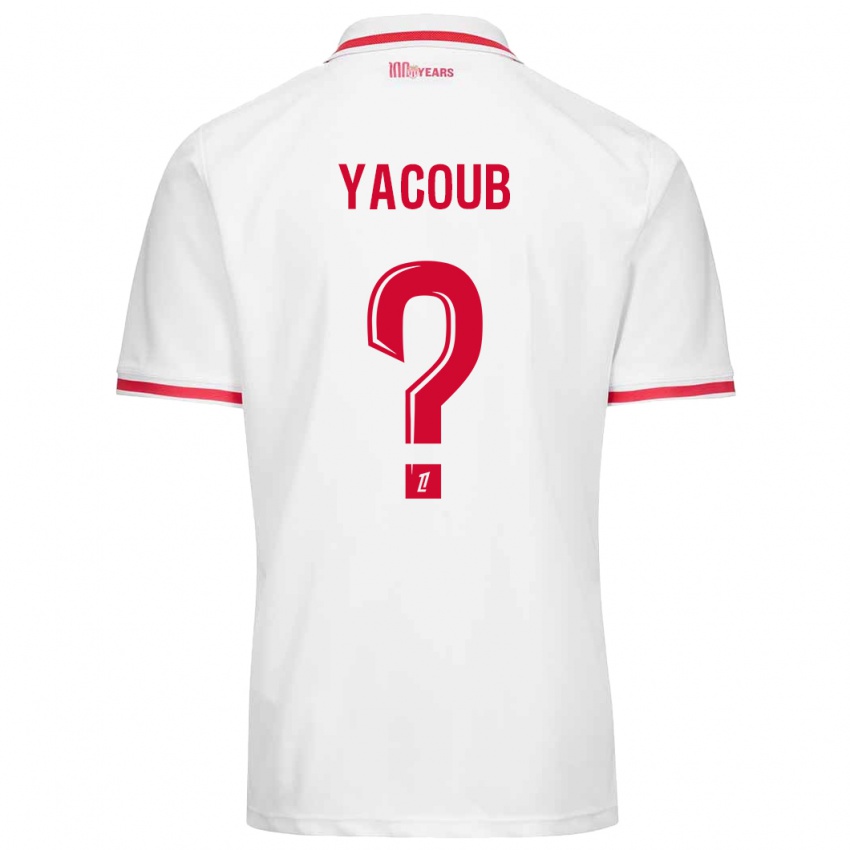 Homem Camisola Béchir Yacoub #0 Vermelho Branco Principal 2024/25 Camisa