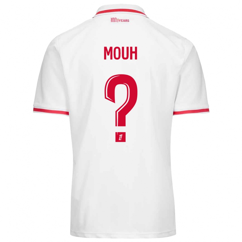 Homem Camisola Yasir Mouh #0 Vermelho Branco Principal 2024/25 Camisa