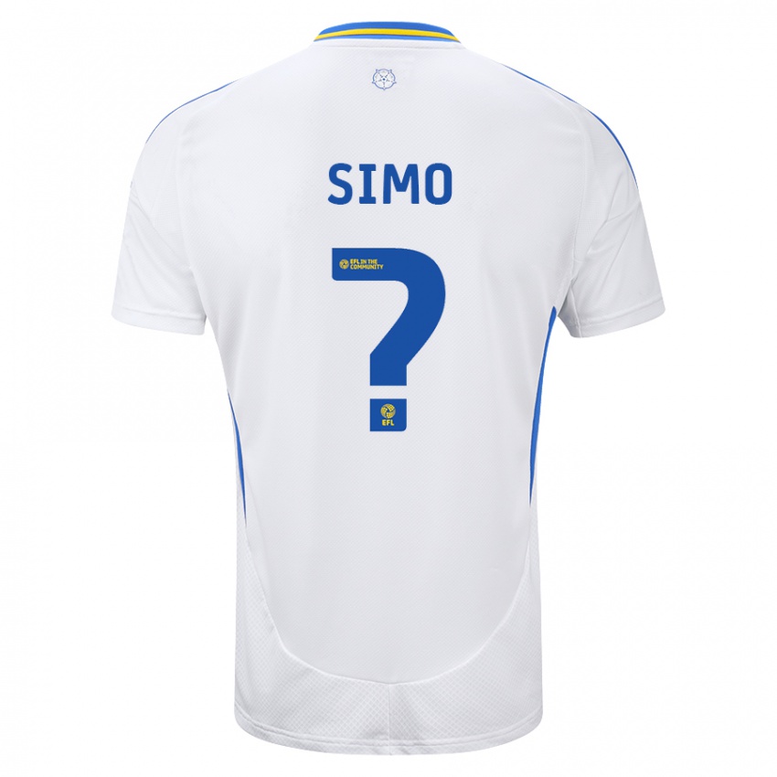 Homem Camisola Elton Simo #0 Azul Branco Principal 2024/25 Camisa