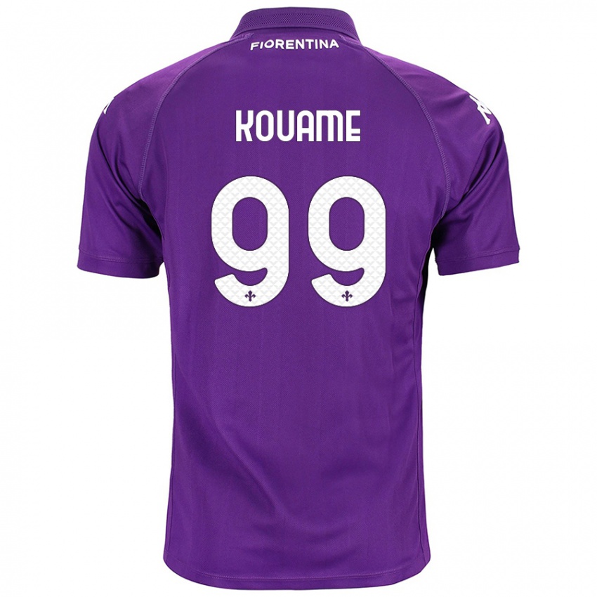 Homem Camisola Christian Kouame #99 Roxo Principal 2024/25 Camisa