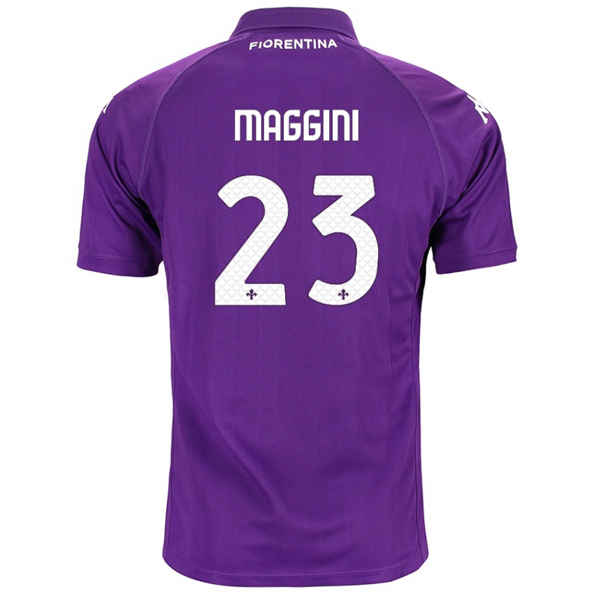 Homem Camisola Filippo Maggini #23 Roxo Principal 2024/25 Camisa