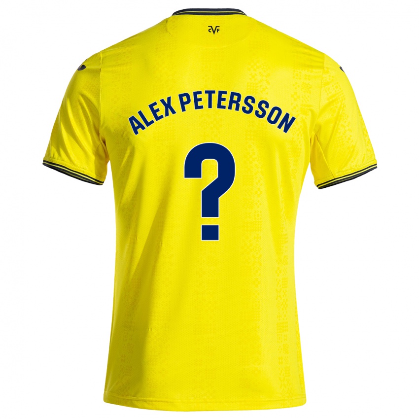 Homem Camisola Max Alex Petersson #0 Preto Amarelo Principal 2024/25 Camisa