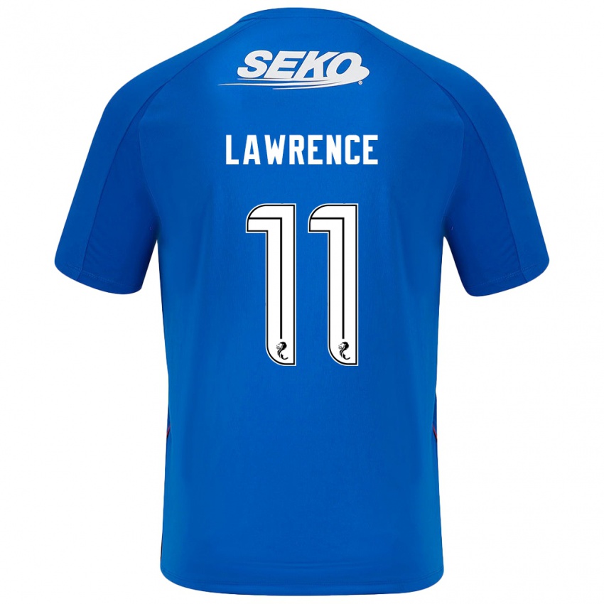 Homem Camisola Tom Lawrence #11 Azul Escuro Principal 2024/25 Camisa