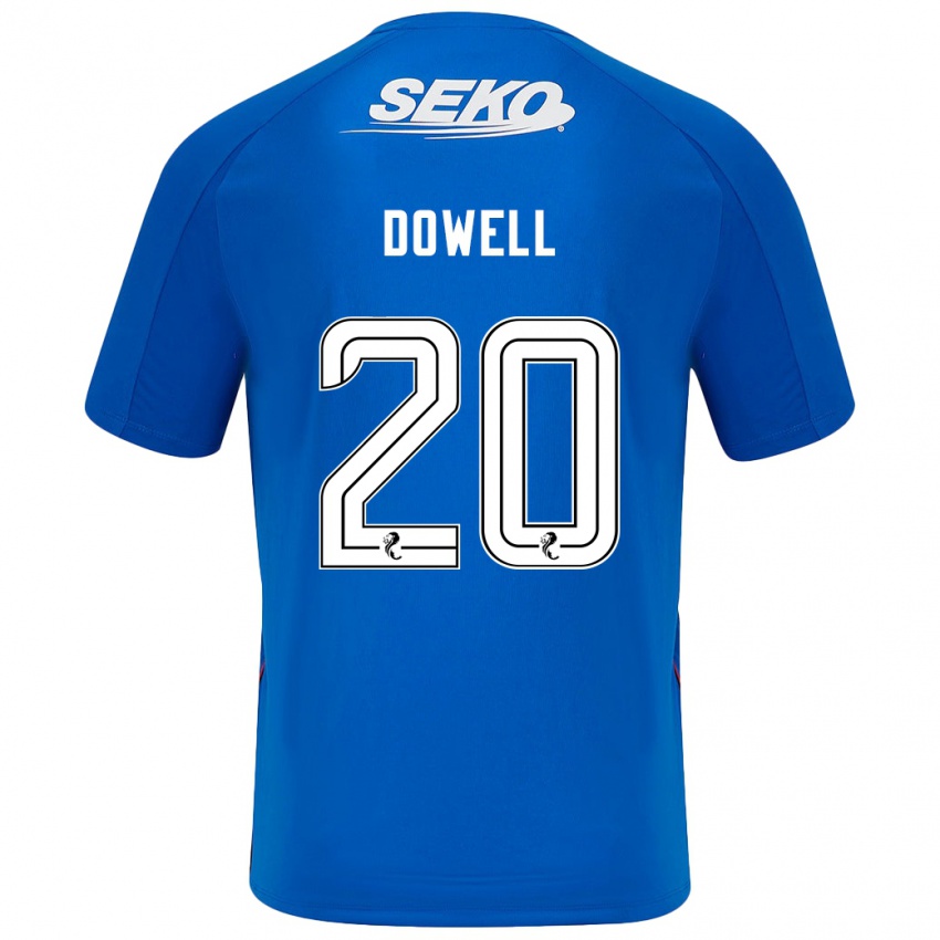 Homem Camisola Kieran Dowell #20 Azul Escuro Principal 2024/25 Camisa