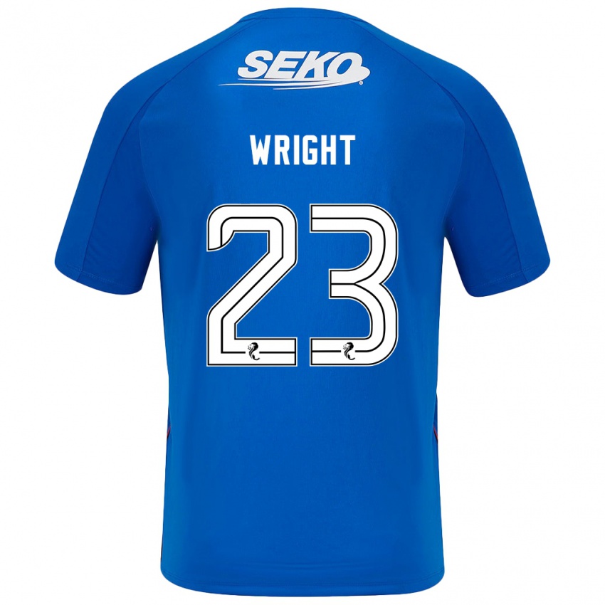 Homem Camisola Scott Wright #23 Azul Escuro Principal 2024/25 Camisa