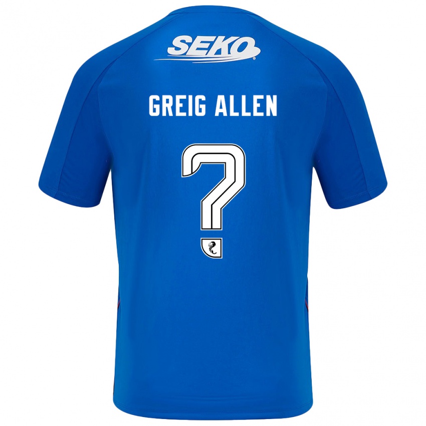 Homem Camisola Greig Allen #0 Azul Escuro Principal 2024/25 Camisa