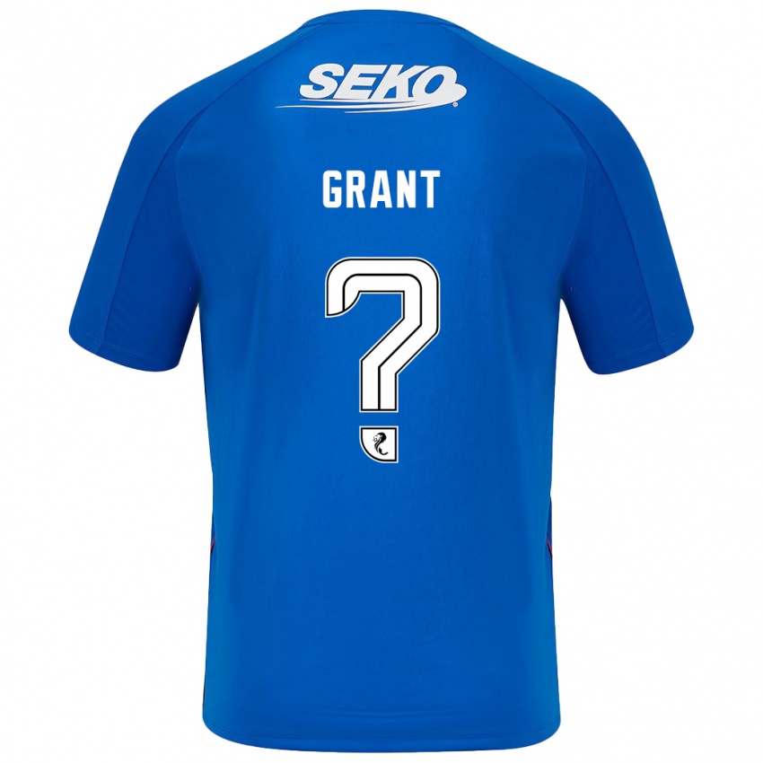 Homem Camisola Leyton Grant #0 Azul Escuro Principal 2024/25 Camisa