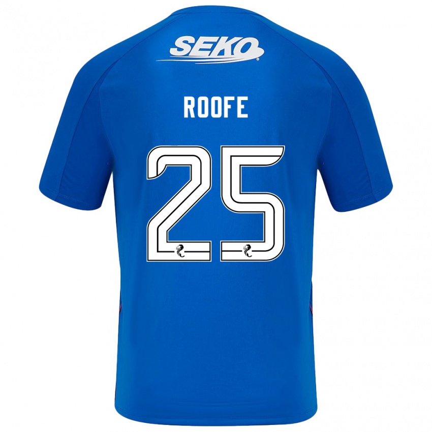 Homem Camisola Kemar Roofe #25 Azul Escuro Principal 2024/25 Camisa