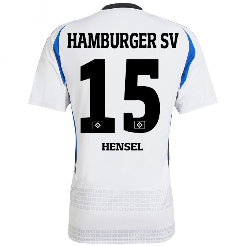 Homem Camisola Janoah Hensel #15 Azul Branco Principal 2024/25 Camisa