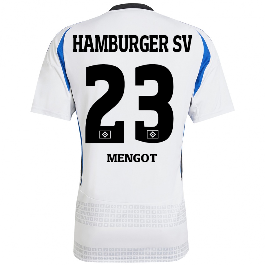 Homem Camisola Ayukayoh Mengot #23 Azul Branco Principal 2024/25 Camisa