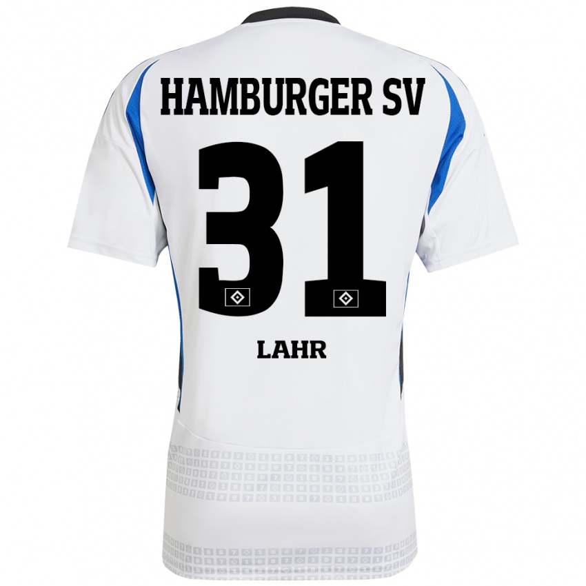 Homem Camisola Jobina Lahr #31 Azul Branco Principal 2024/25 Camisa