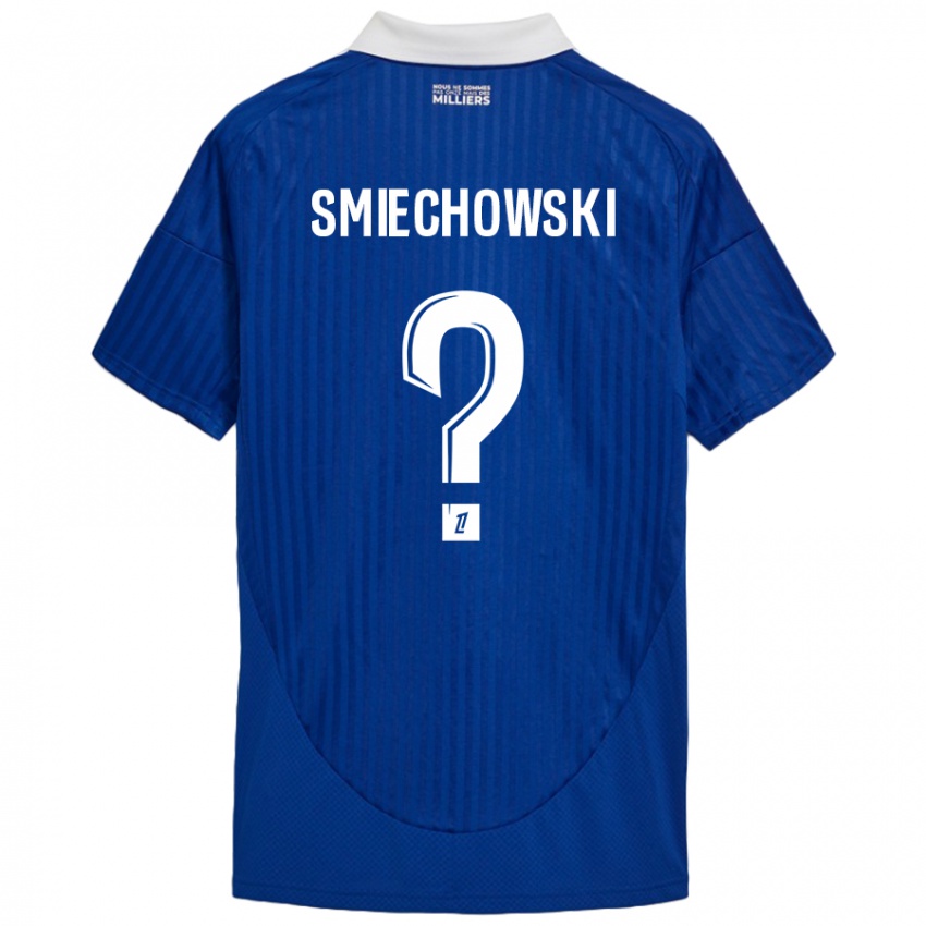 Homem Camisola Artur Smiechowski #0 Branco Azul Principal 2024/25 Camisa