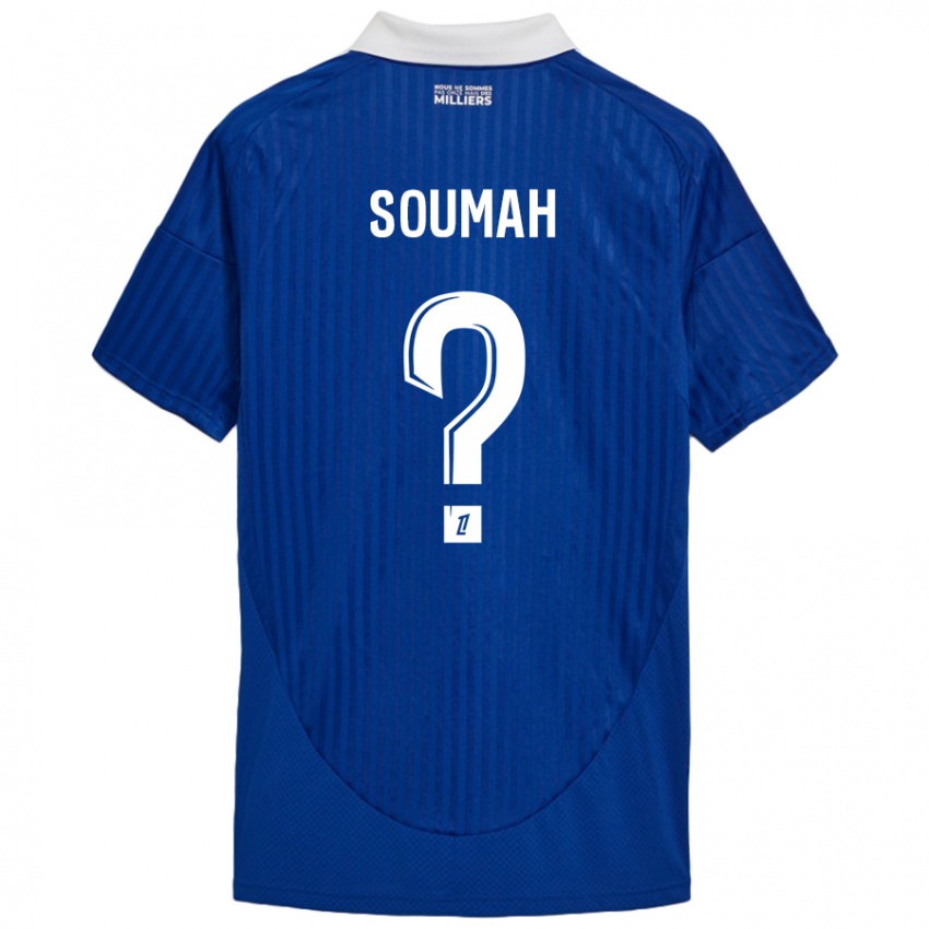 Homem Camisola Mohamed Soumah #0 Branco Azul Principal 2024/25 Camisa