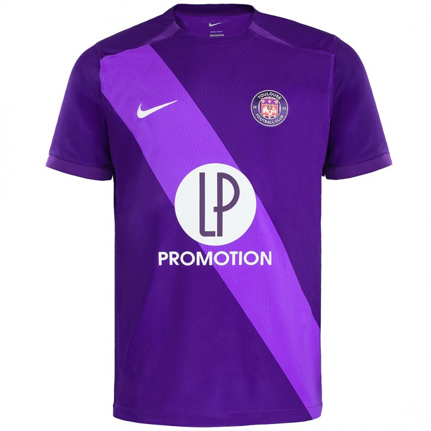 Homem Camisola Tony Biakolo #0 Branco Roxo Principal 2024/25 Camisa