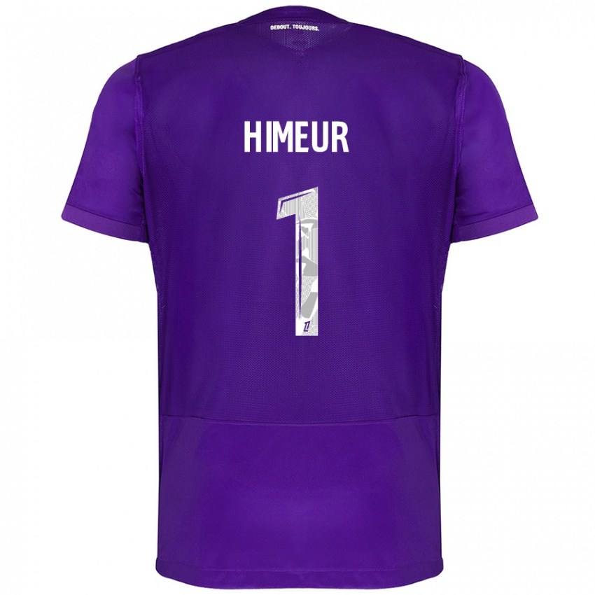 Homem Camisola Thomas Himeur #1 Branco Roxo Principal 2024/25 Camisa