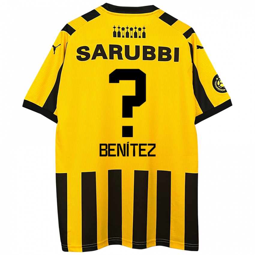 Homem Camisola Santiago Benítez #0 Preto Amarelo Principal 2024/25 Camisa