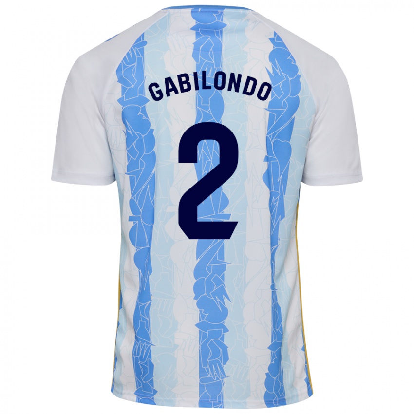 Homem Camisola Jokin Gabilondo #2 Azul Branco Principal 2024/25 Camisa