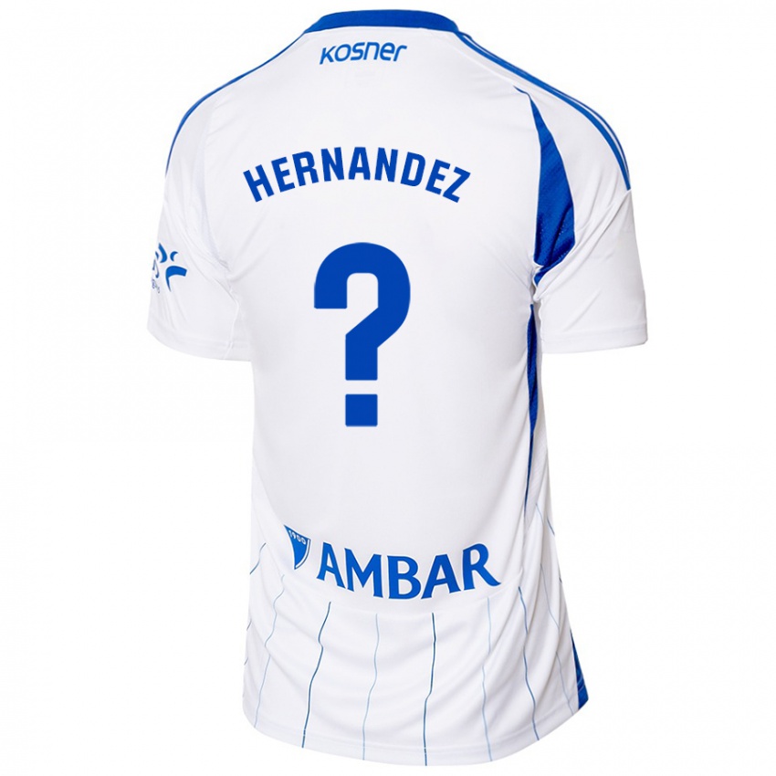 Homem Camisola Diego Hernández #0 Vermelho Branco Principal 2024/25 Camisa