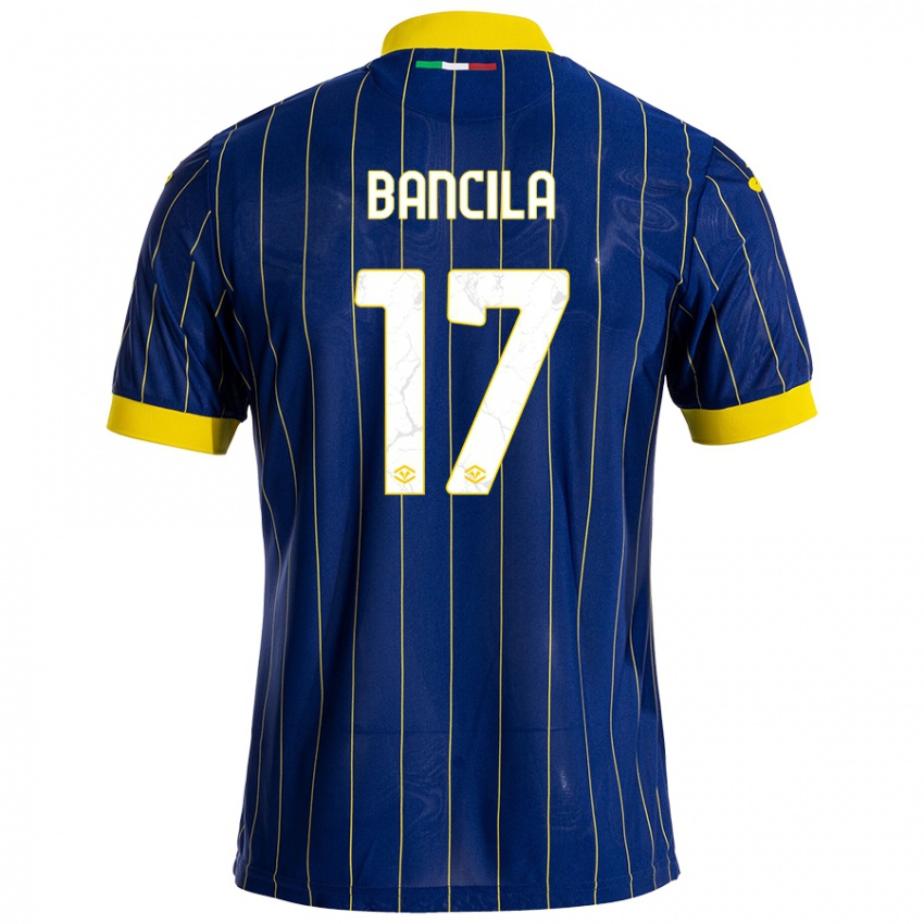 Homem Camisola Darius Bancila #17 Azul Amarelo Principal 2024/25 Camisa