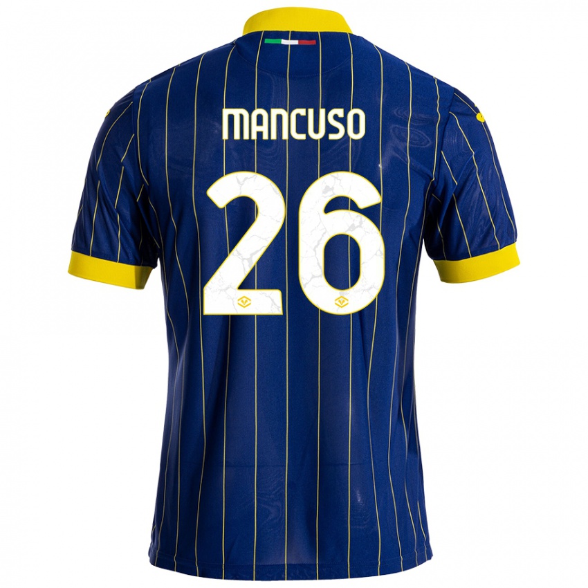 Homem Camisola Giulia Mancuso #26 Azul Amarelo Principal 2024/25 Camisa