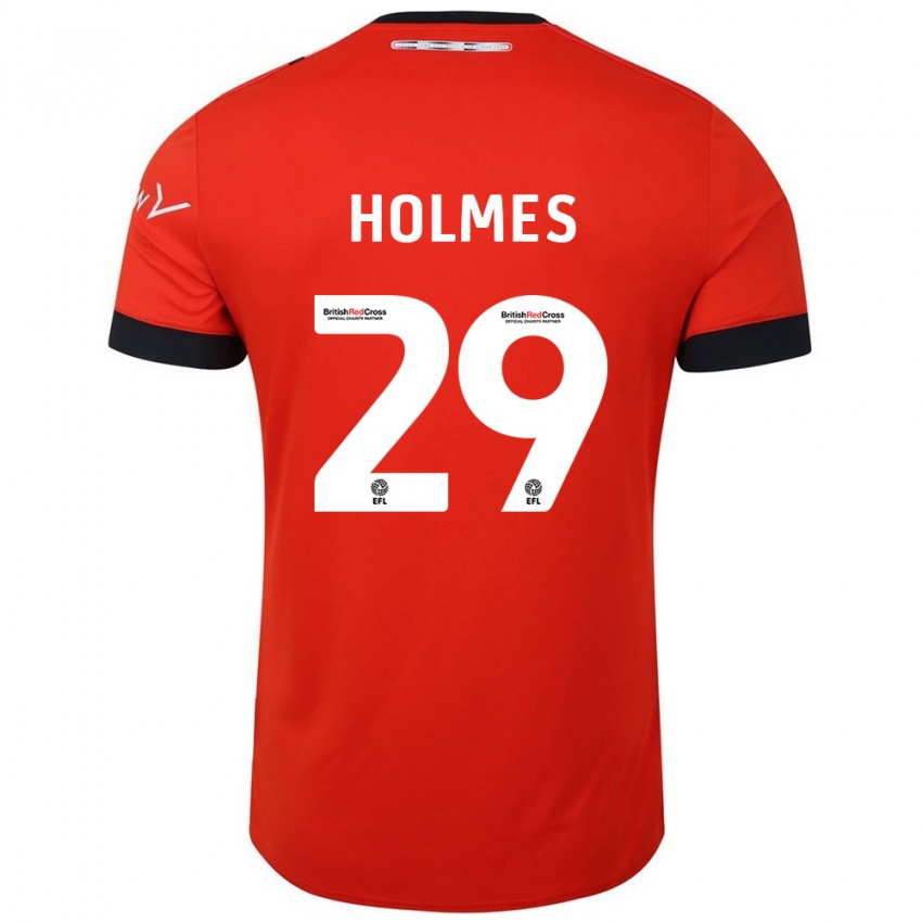 Homem Camisola Tom Holmes #29 Preto Laranja Principal 2024/25 Camisa