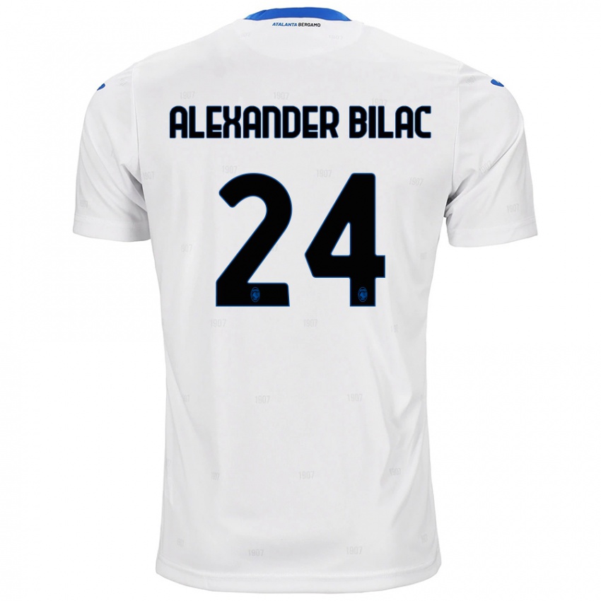 Homem Camisola Max Alexander Bilac #24 Branco Alternativa 2024/25 Camisa